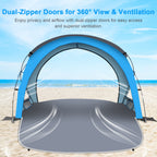 Dual-Door Beach Tent – Easy Setup & UPF 50+ Sun Shade (G022)