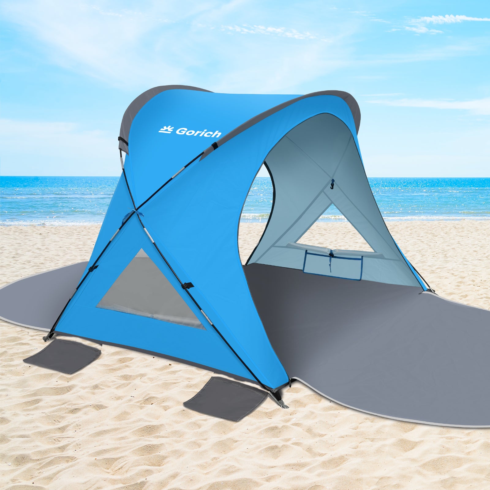 Lightweight & Portable Beach Tent with UPF50+ UV Protection