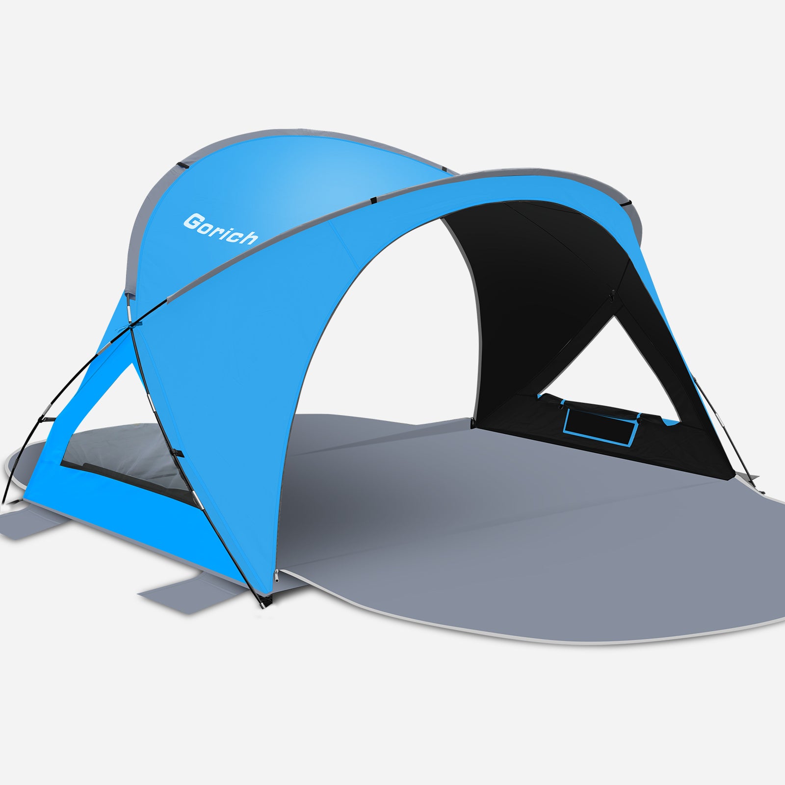 Dual-Door Beach Tent – Easy Setup & UPF 50+ Sun Shade (G022)