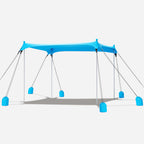 Ultra-Stable Beach Canopy – 8-Sandbag Windproof Sun Shelter (G027)