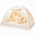 Kids Twin Bed Tent with Star Lights & Tassels