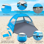Classic Beach Tent – Easy-Setup UPF 50+ Sun Shelter (GDJ)