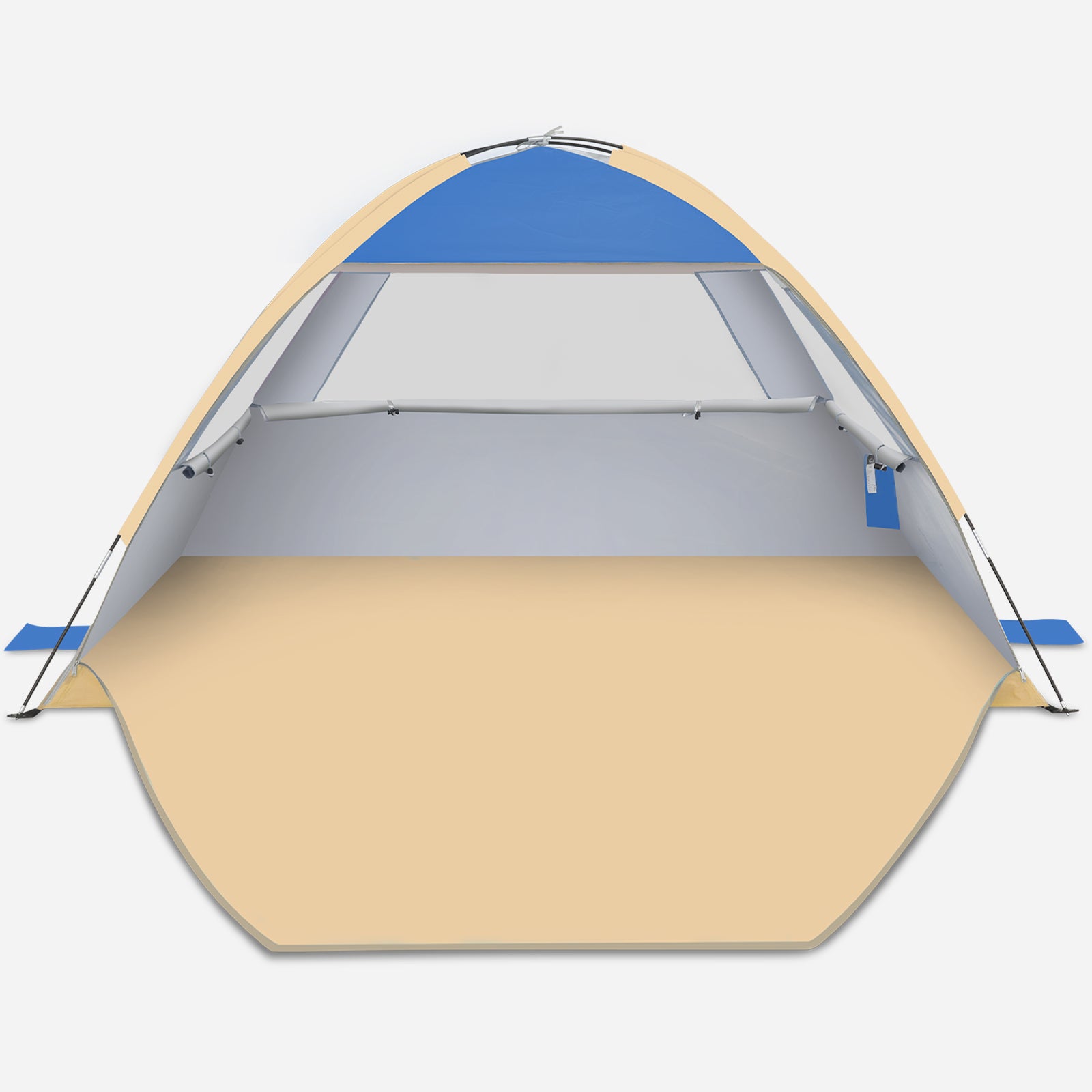 Classic Beach Tent – Easy-Setup UPF 50+ Sun Shelter (GDJ)