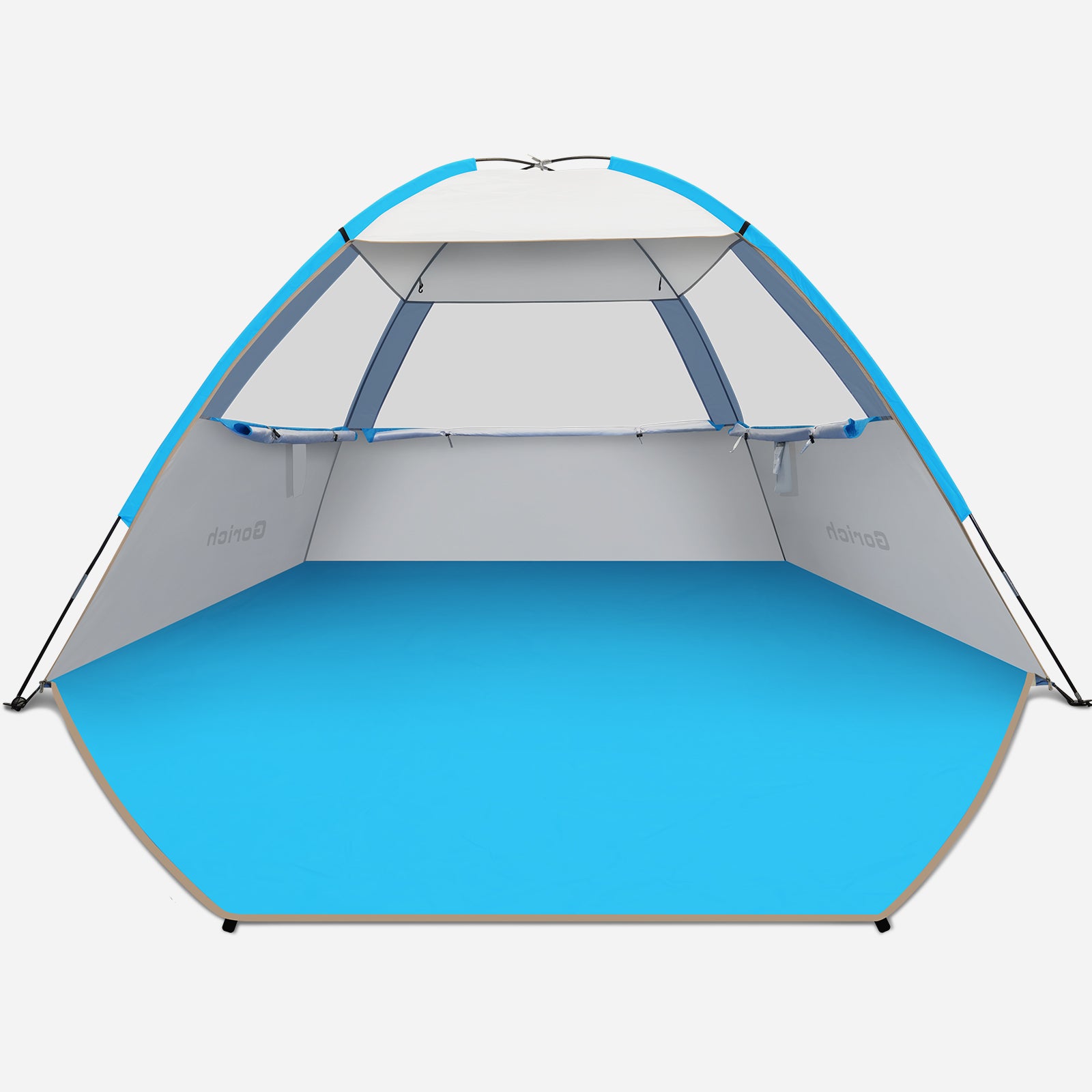 Classic Beach Tent – Easy-Setup UPF 50+ Sun Shelter (GDJ)