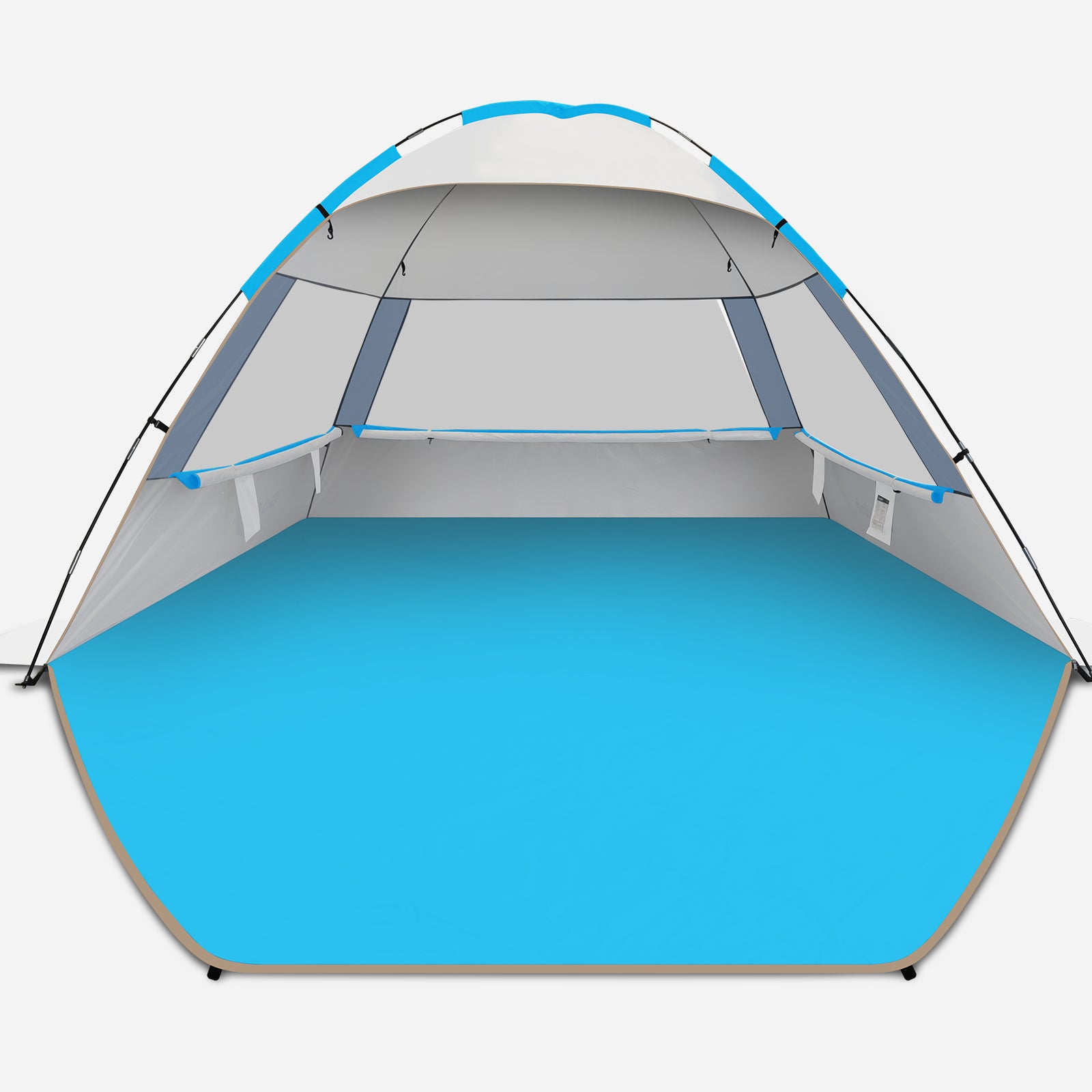 Classic Beach Tent – Easy-Setup UPF 50+ Sun Shelter (GDJ)