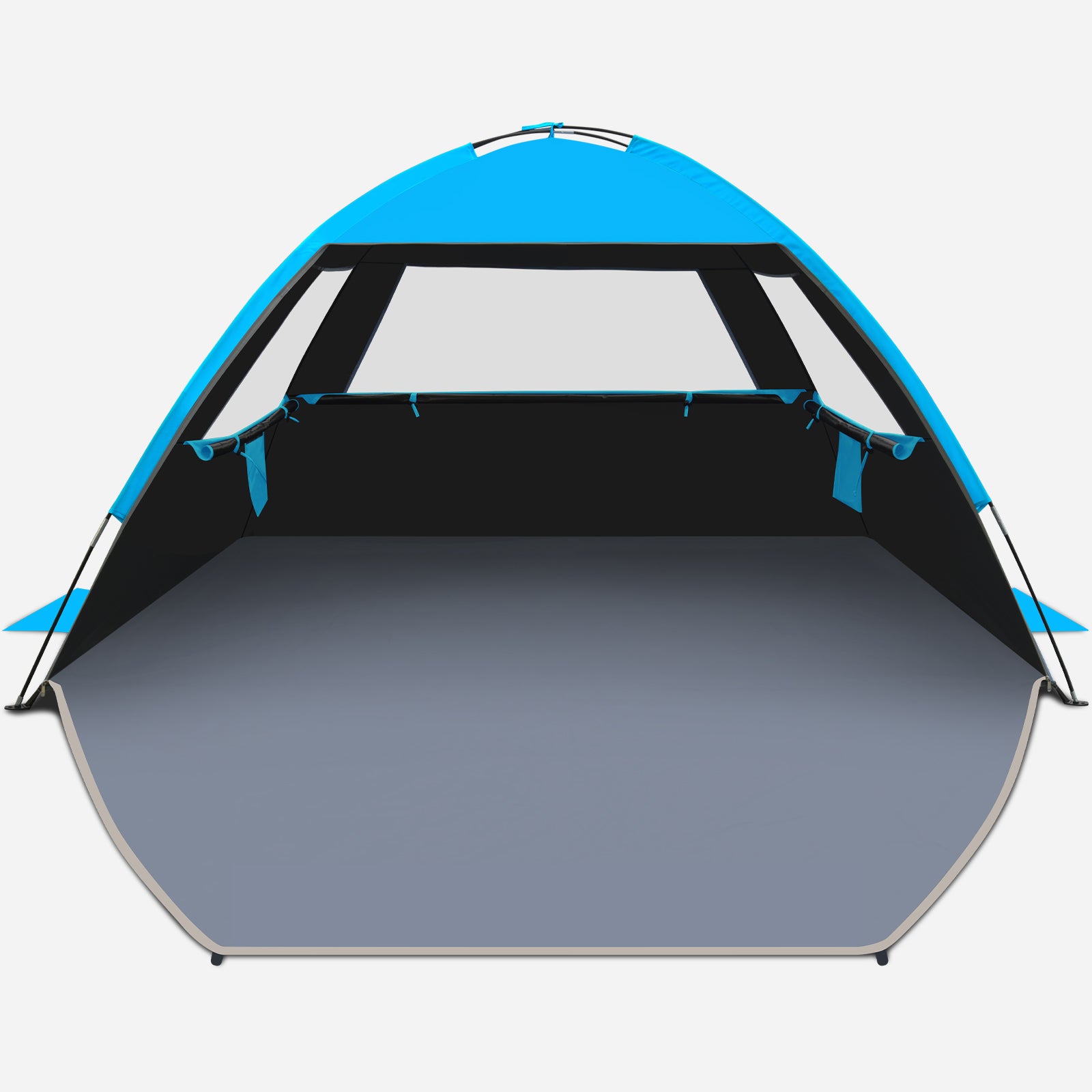 Classic Beach Tent – Easy-Setup UPF 50+ Sun Shelter (GDJ)