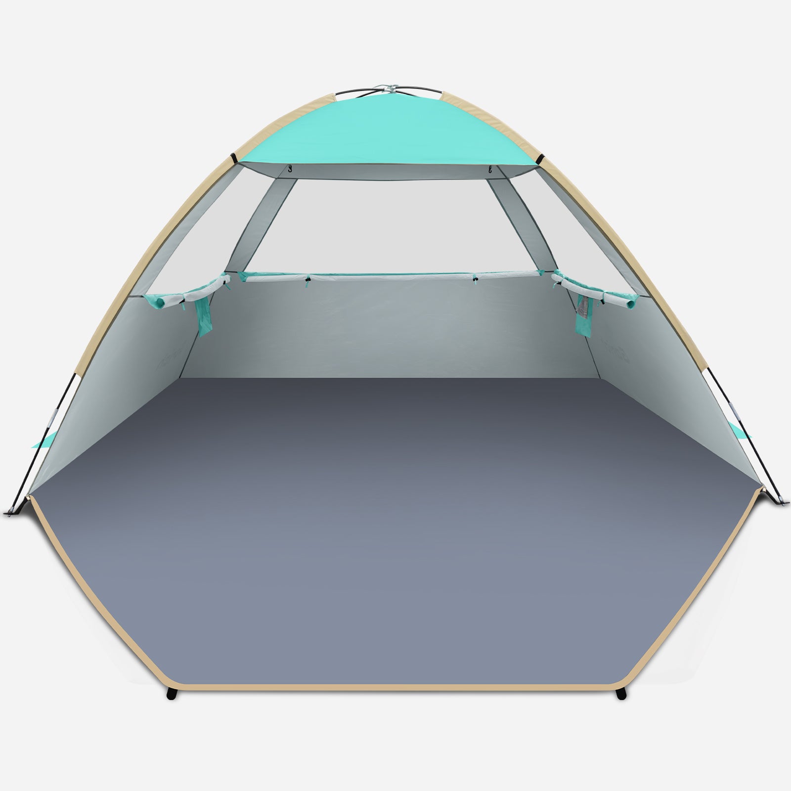 Classic Beach Tent – Easy-Setup UPF 50+ Sun Shelter (GDJ)