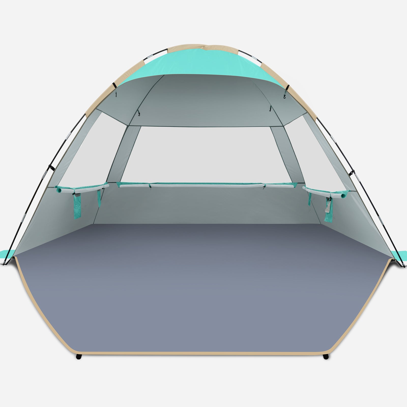Classic Beach Tent – Easy-Setup UPF 50+ Sun Shelter (GDJ)