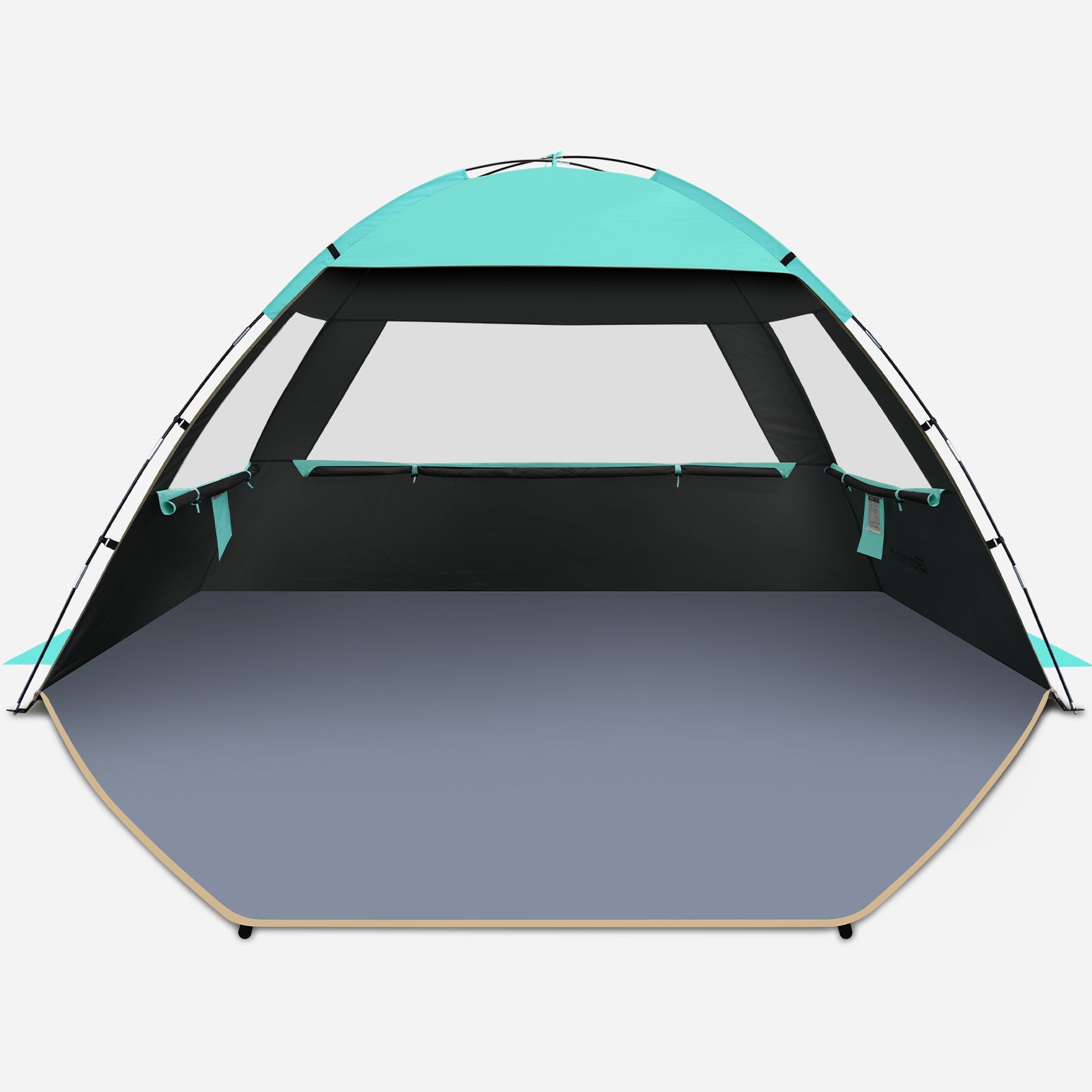 Classic Beach Tent – Easy-Setup UPF 50+ Sun Shelter (GDJ)